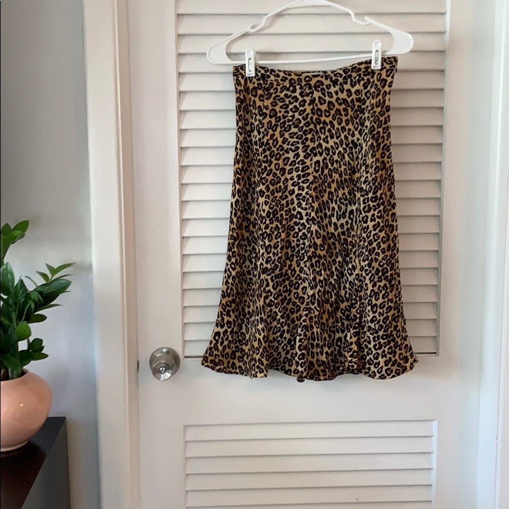 Michael Kors Cheetah Print Skirt, Size 2 - Picture 1 of 6